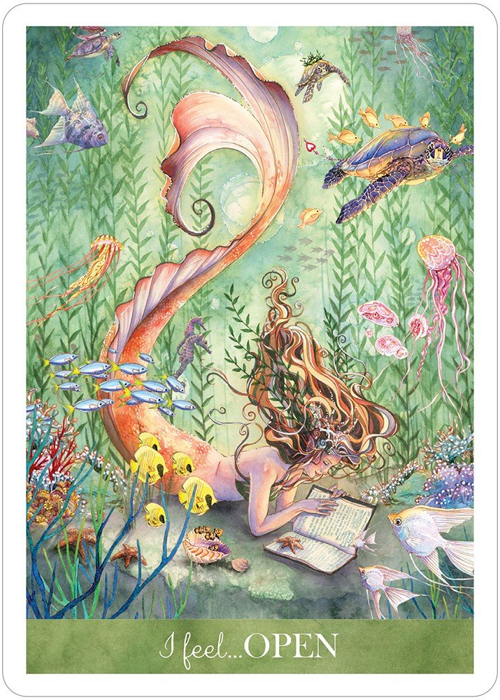 Find Your Light Oracle card presenting the deck's visionary illustrations — Eternal Spirit
