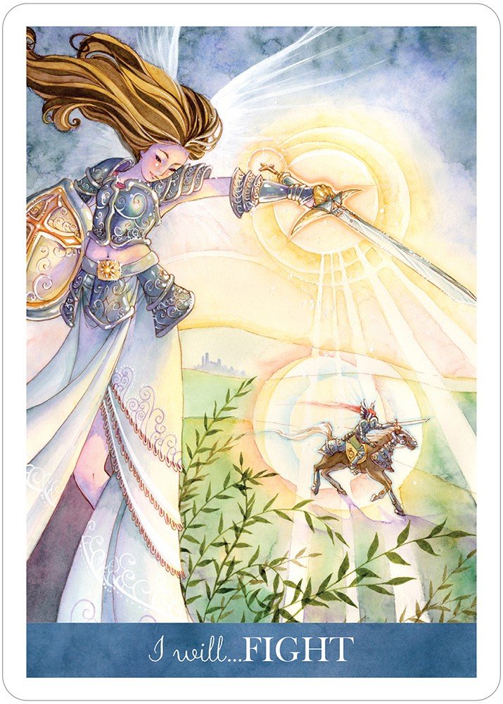 Find Your Light Oracle card showing the deck's detailed artistic vision — Eternal Spirit