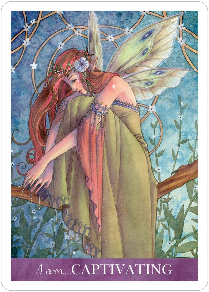 Find Your Light Oracle card exploring the deck's contemplative imagery — Eternal Spirit