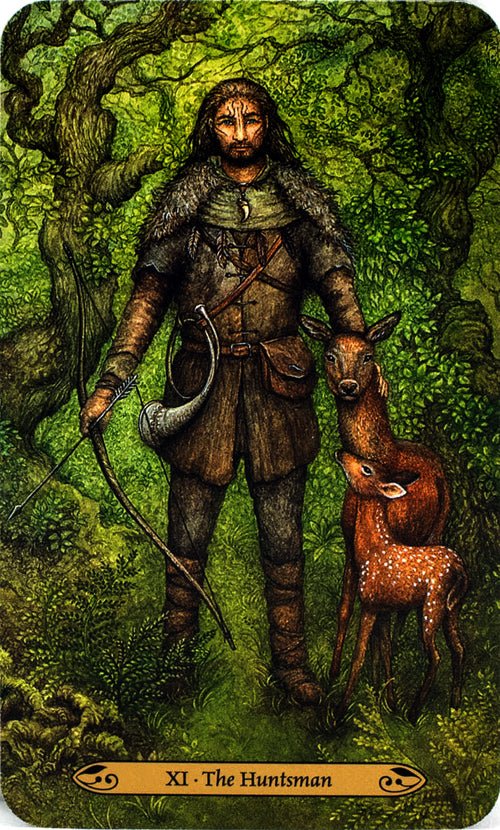 Forest of Enchantment Tarot card showing the deck's detailed artistic vision — Eternal Spirit