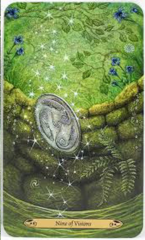 Sample card from the Forest of Enchantment Tarot tarot deck — Eternal Spirit
