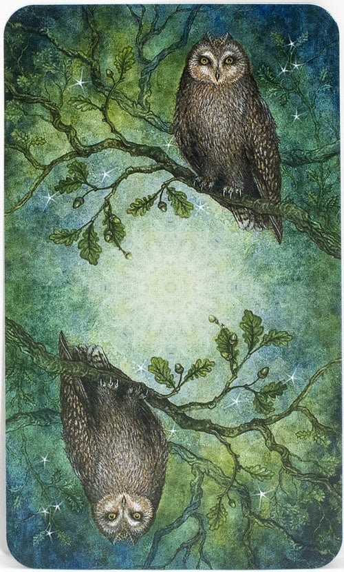 Forest of Enchantment Tarot card reflecting the deck's transcendent artwork — Eternal Spirit