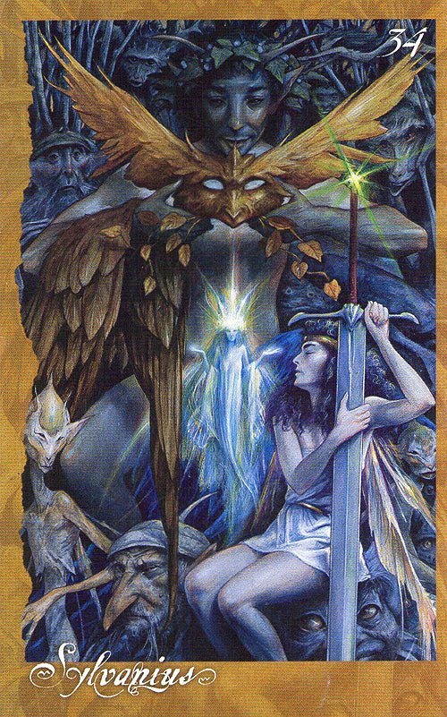 The Faerie's Oracle card highlighting the deck's symbolic art — Eternal Spirit