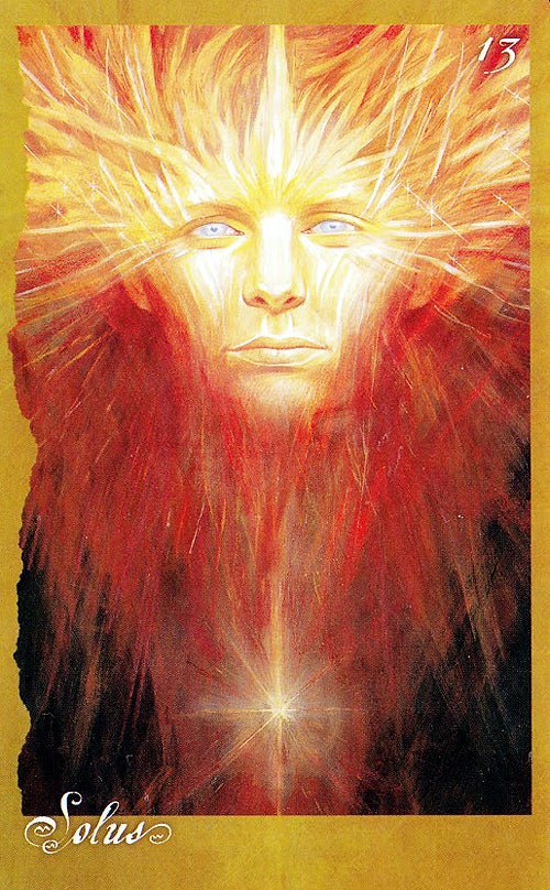 The Faerie's Oracle card showing the deck's detailed artistic vision — Eternal Spirit