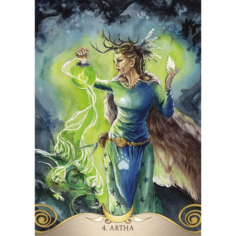 The Goddess Temple Oracle Cards card exhibiting the deck's transformative card art — Eternal Spirit