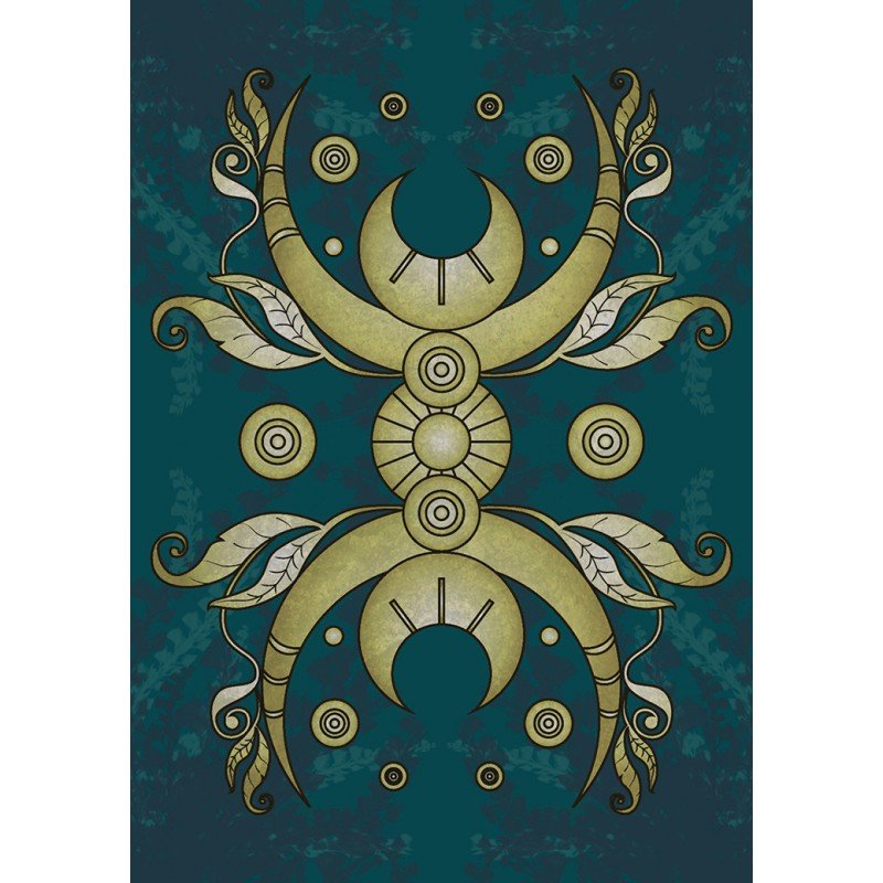 The Goddess Temple Oracle Cards card celebrating the deck's unique visual language — Eternal Spirit