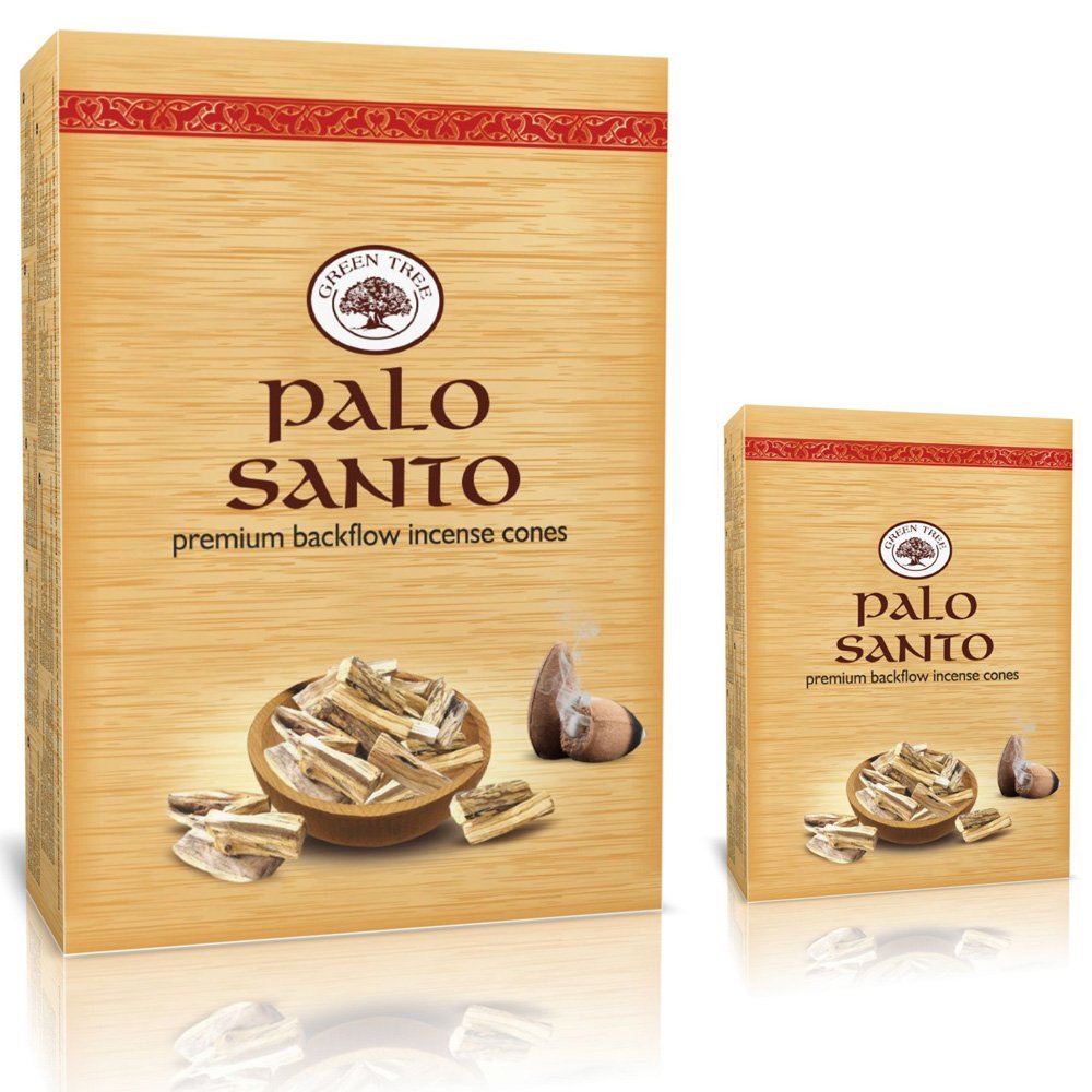 backflow incense cones - green tree "palo santo", cone-shaped incense for backflow burners — Eternal Spirit