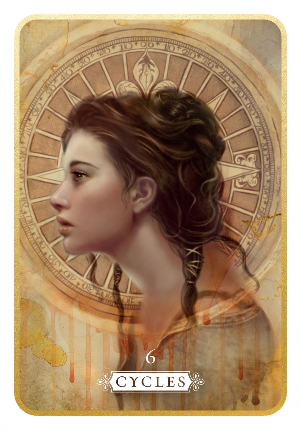 Heal Yourself Reading Cards card demonstrating the deck's inspired artistry — Eternal Spirit