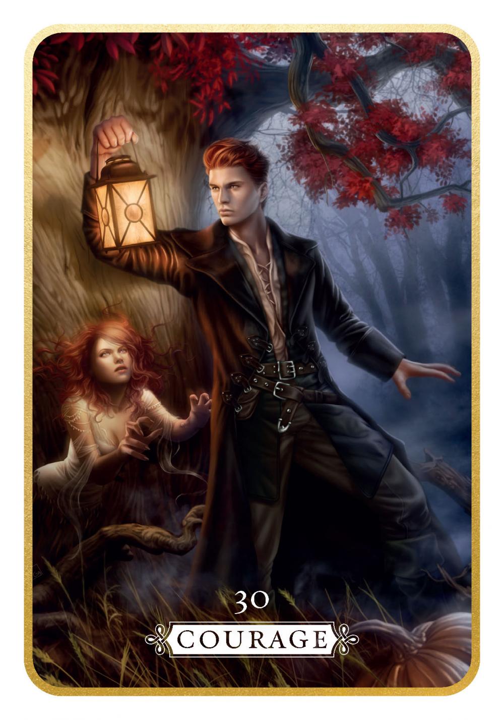 Heal Yourself Reading Cards card portraying the deck's otherworldly aesthetic — Eternal Spirit