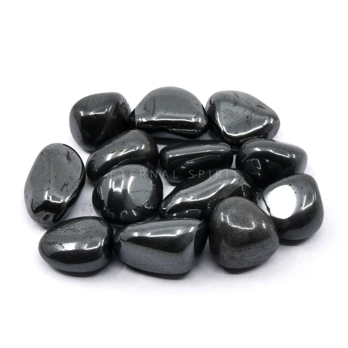 collection of round polished Hematite tumble stones — Eternal Spirit