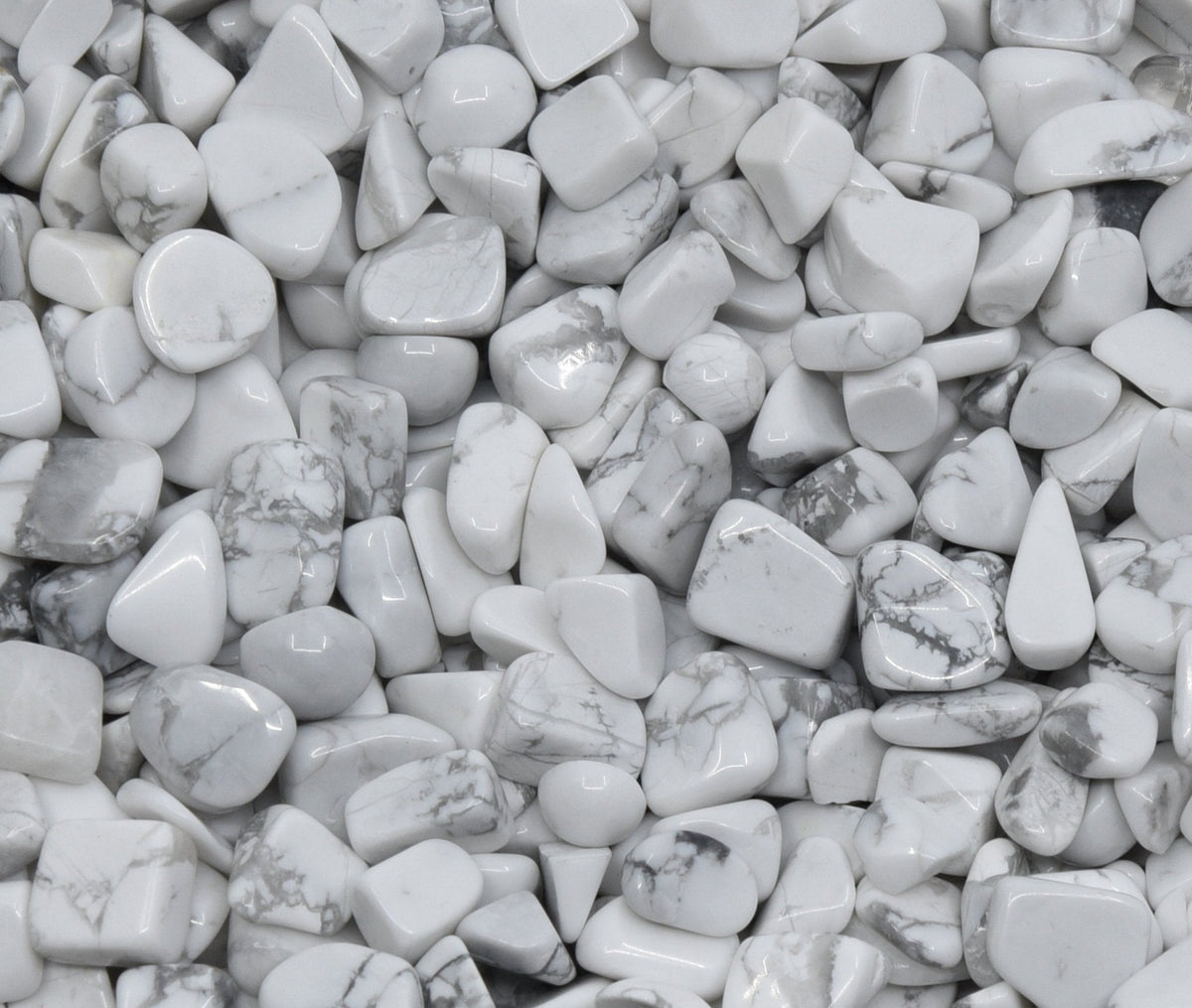 creamy white Howlite chips for grids, crafts and sacred work — Eternal Spirit