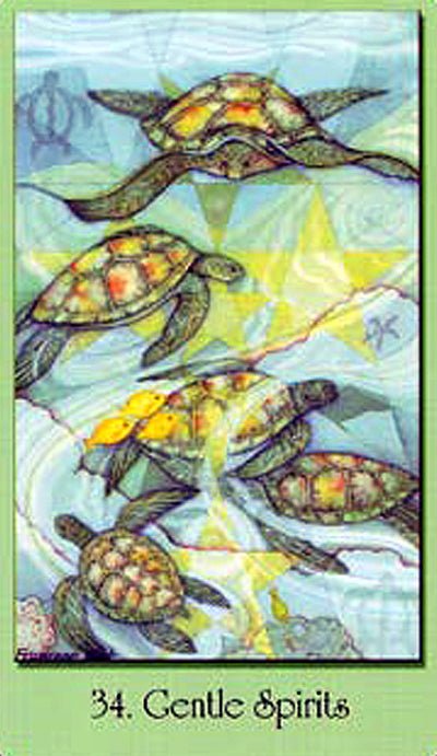 Sacred Geometry Cards For The Visionary Path card demonstrating the deck's inspired artistry — Eternal Spirit