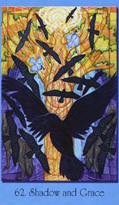 Sacred Geometry Cards For The Visionary Path card exhibiting the deck's transformative card art — Eternal Spirit