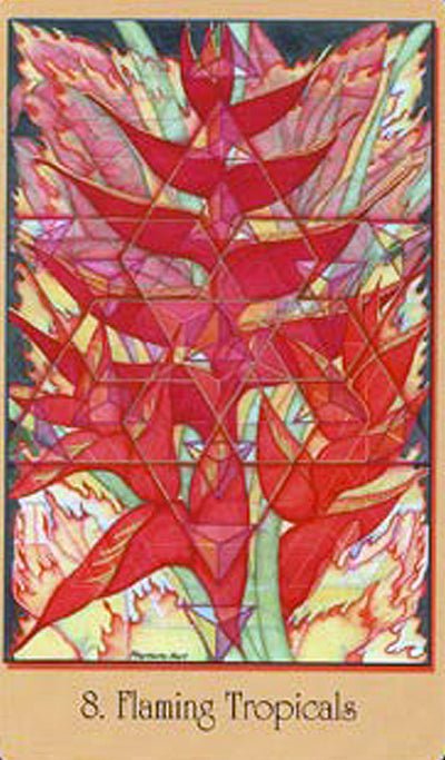 Sacred Geometry Cards For The Visionary Path card revealing the deck's mystical artwork — Eternal Spirit