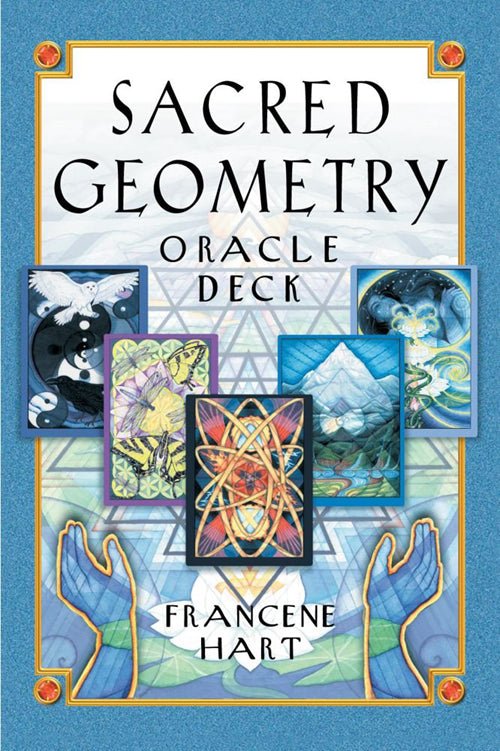 Sacred Geometry Oracle Deck box with colourful geometric art by Francene Hart — Eternal Spirit