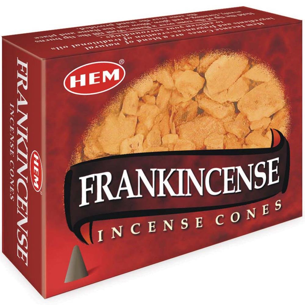 incense cones - hem "frankincense", artisan packaging on white background — Eternal Spirit