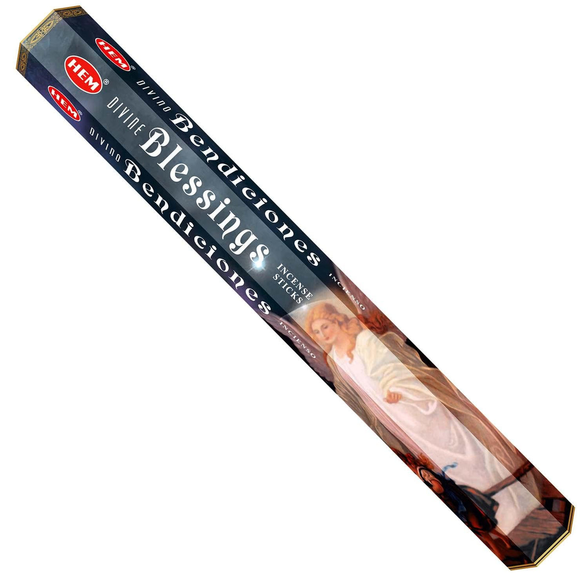 incense sticks - hem "divine blessings", artisan packaging on white background — Eternal Spirit