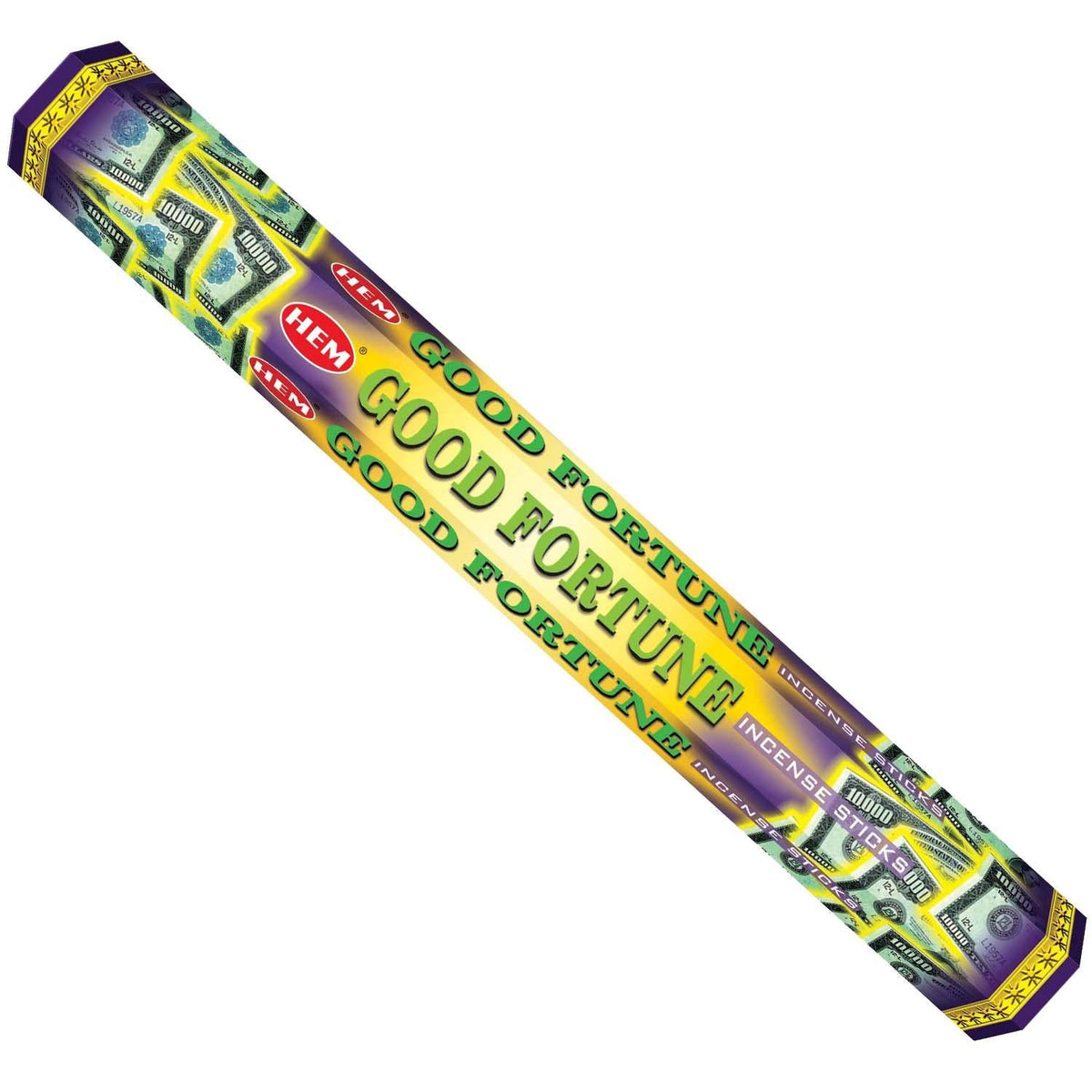 incense sticks - hem "good fortune", artisan packaging on white background — Eternal Spirit