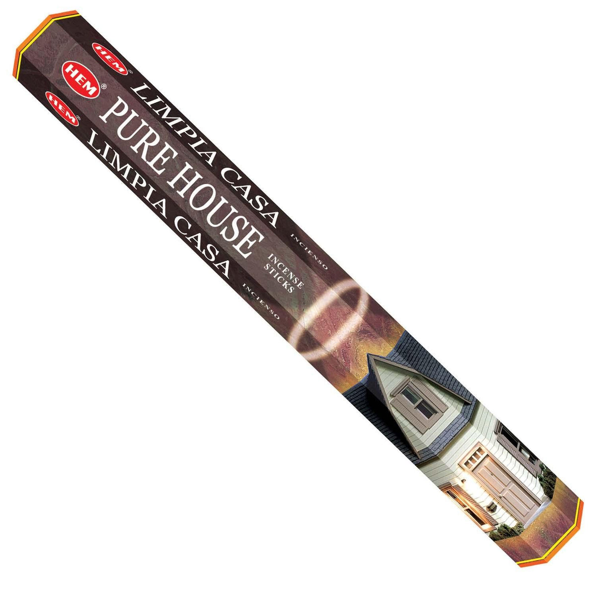 incense sticks - hem "pure house", artisan packaging on white background — Eternal Spirit