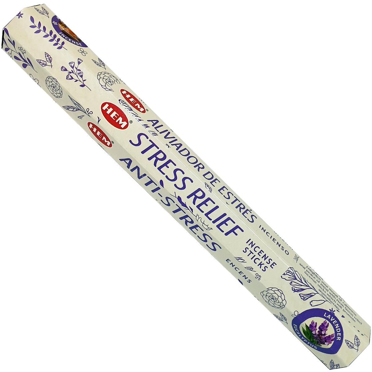 incense sticks - hem "stress relief", artisan packaging on white background — Eternal Spirit