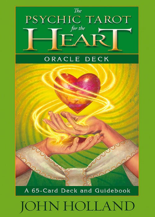 The Psychic Tarot for the Heart box with glowing heart by John Holland — Eternal Spirit