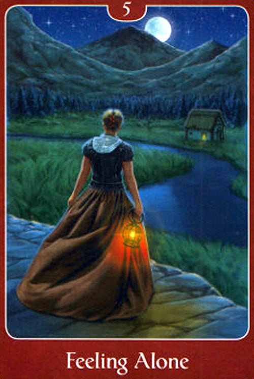 The Psychic Tarot for the Heart Oracle card reflecting the deck's transcendent artwork — Eternal Spirit