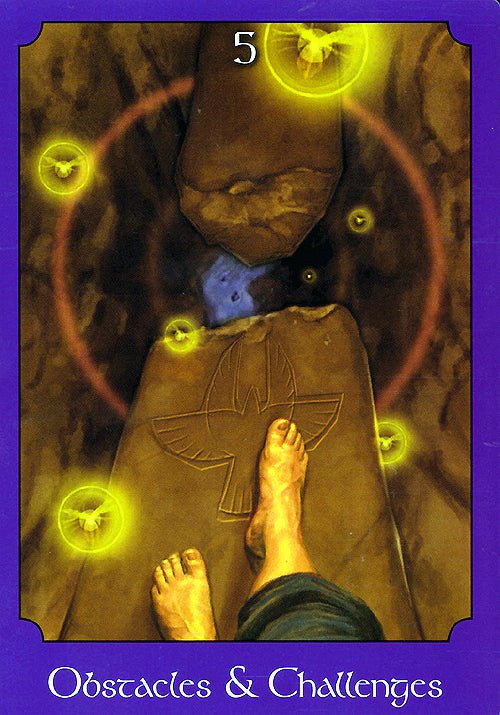 The Psychic Tarot Oracle card illuminating the deck's rich colour palette — Eternal Spirit
