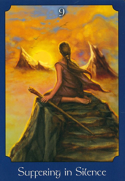 The Psychic Tarot Oracle card highlighting the deck's symbolic art — Eternal Spirit