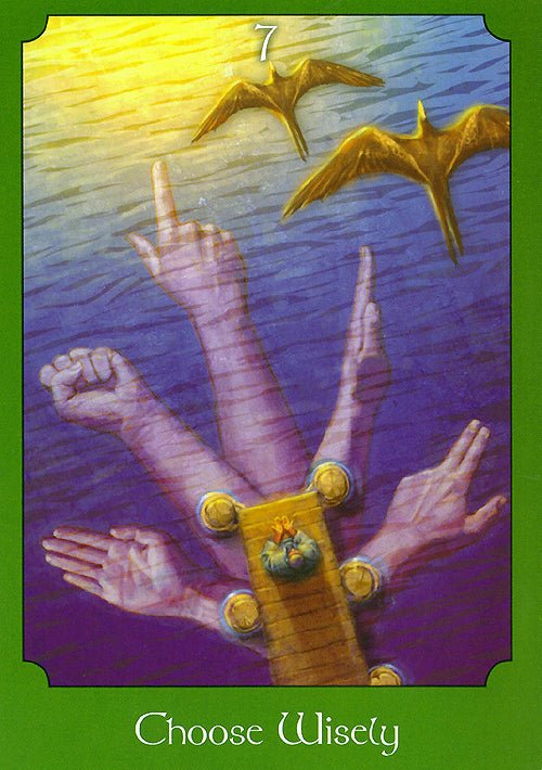 The Psychic Tarot Oracle card unveiling the deck's spiritual symbolism — Eternal Spirit