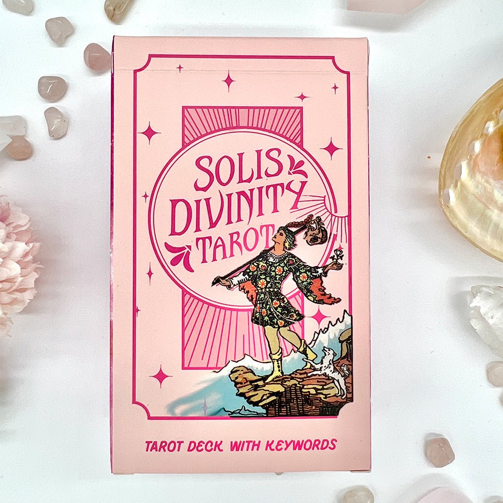 Solis Divinity Tarot (Pink Edition) card demonstrating the deck's inspired artistry — Eternal Spirit
