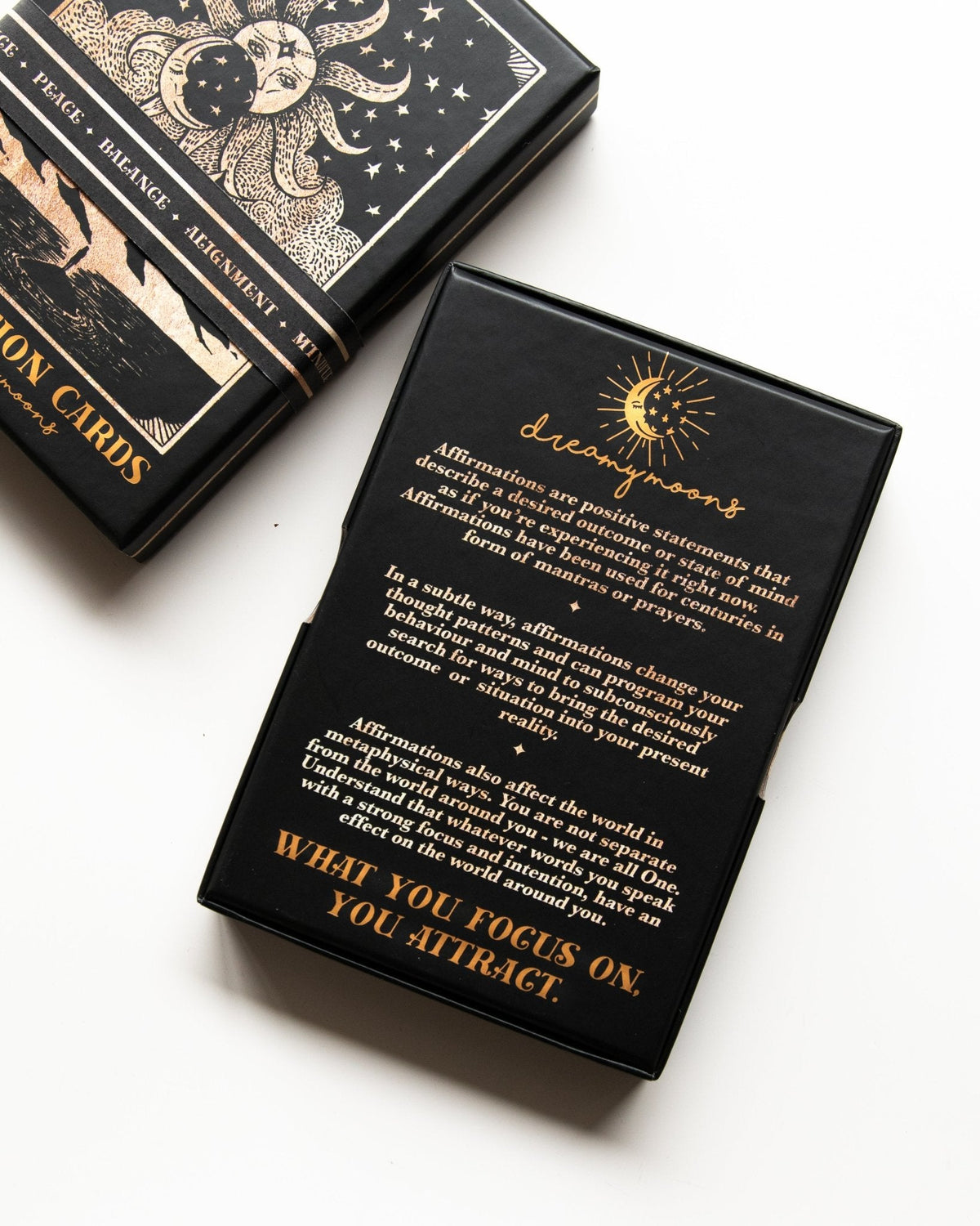Affirmation Cards by Dreamy Moons card featuring the deck's enchanting card art — Eternal Spirit