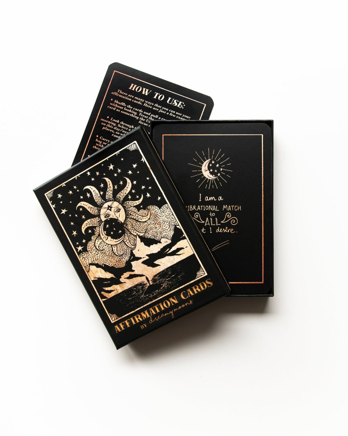 Affirmation Cards by Dreamy Moons card exploring the deck's contemplative imagery — Eternal Spirit