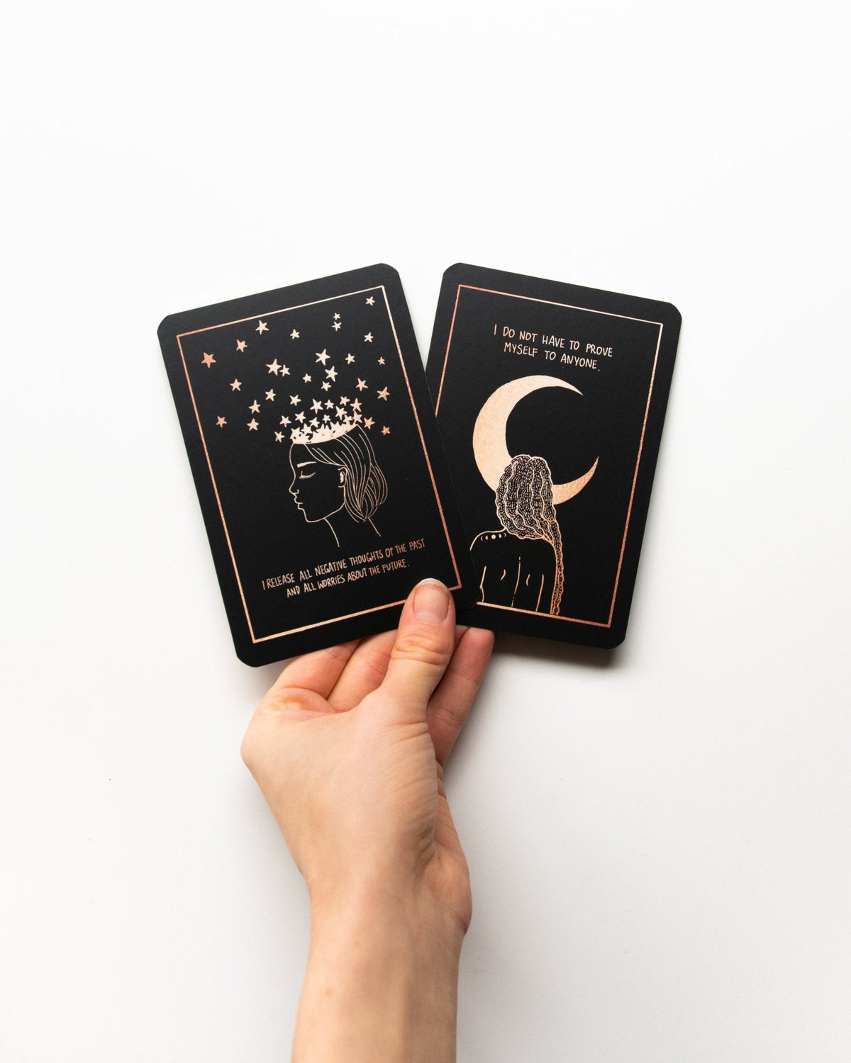 Affirmation Cards by Dreamy Moons card revealing the deck's deeply layered symbolism — Eternal Spirit