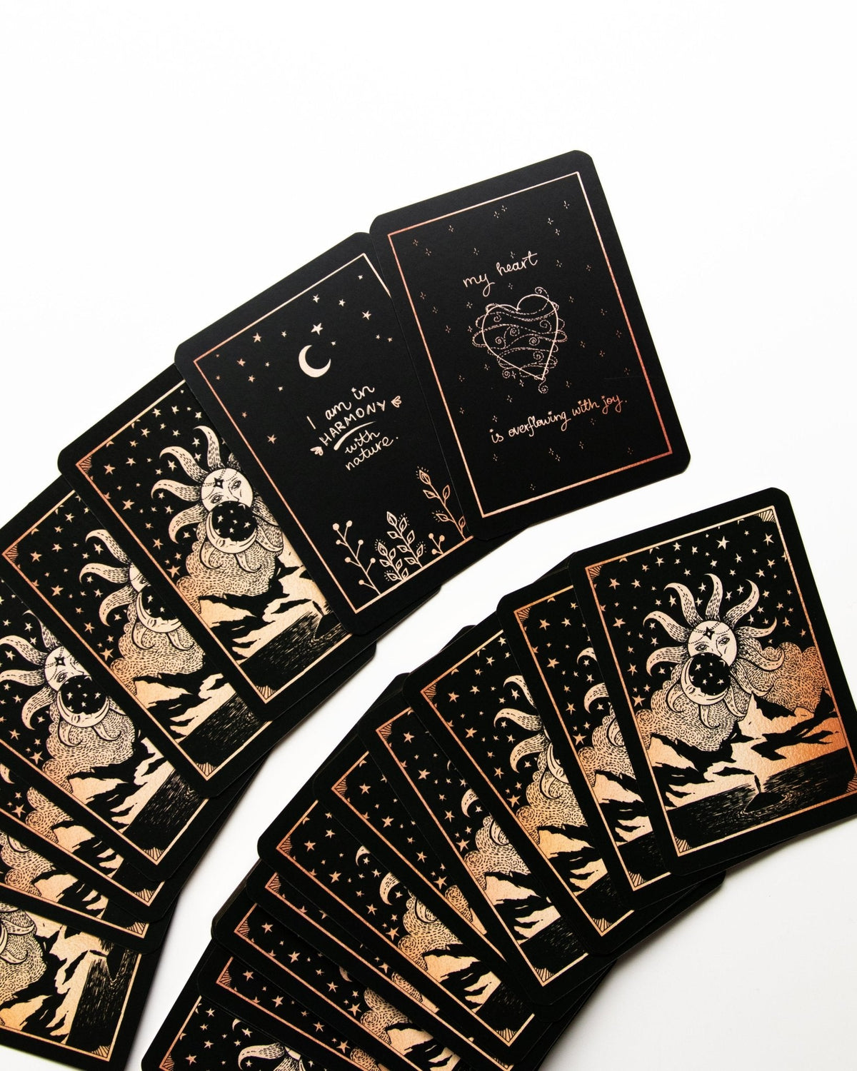 Affirmation Cards by Dreamy Moons card portraying the deck's otherworldly aesthetic — Eternal Spirit