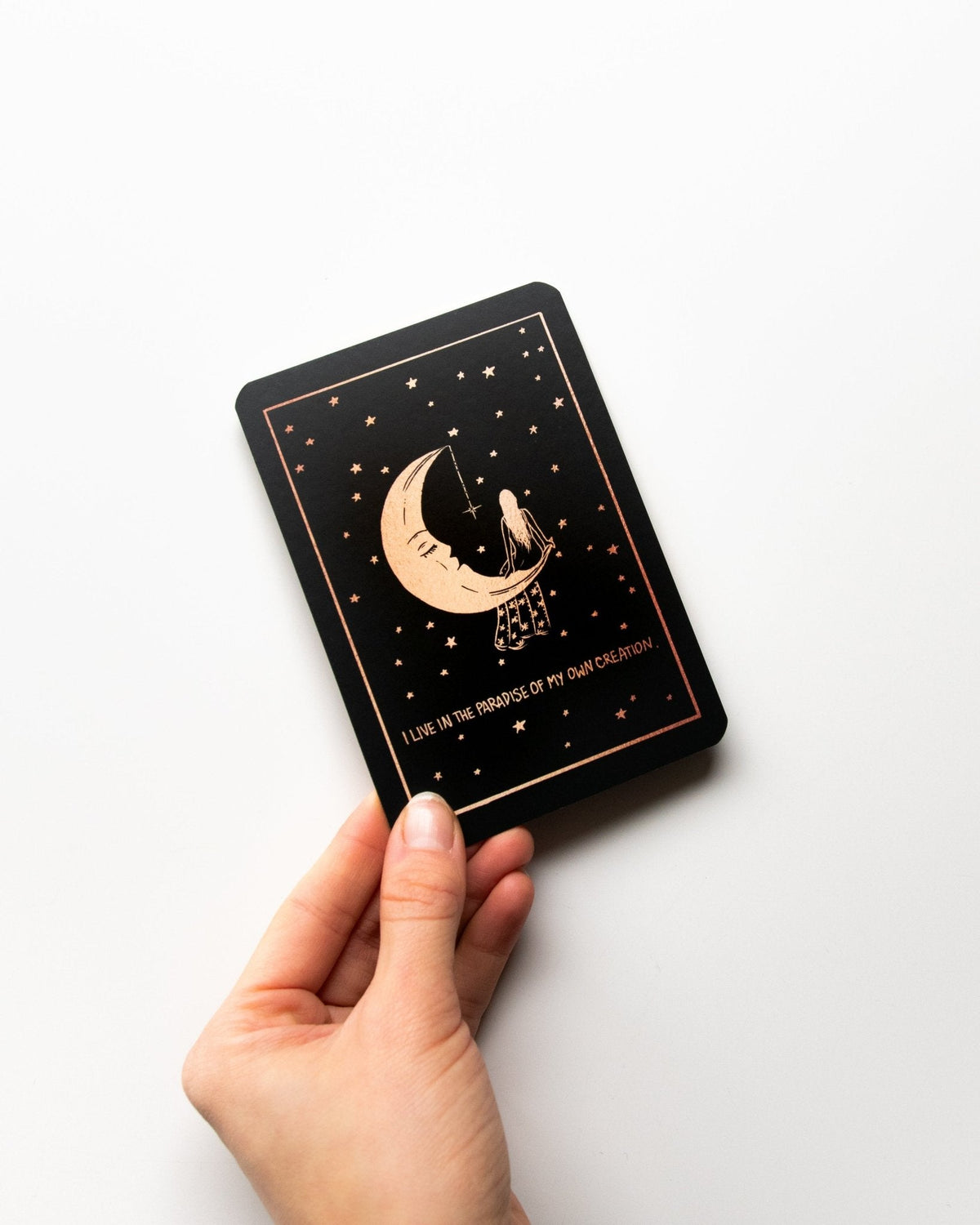 Affirmation Cards by Dreamy Moons card highlighting the deck's symbolic art — Eternal Spirit