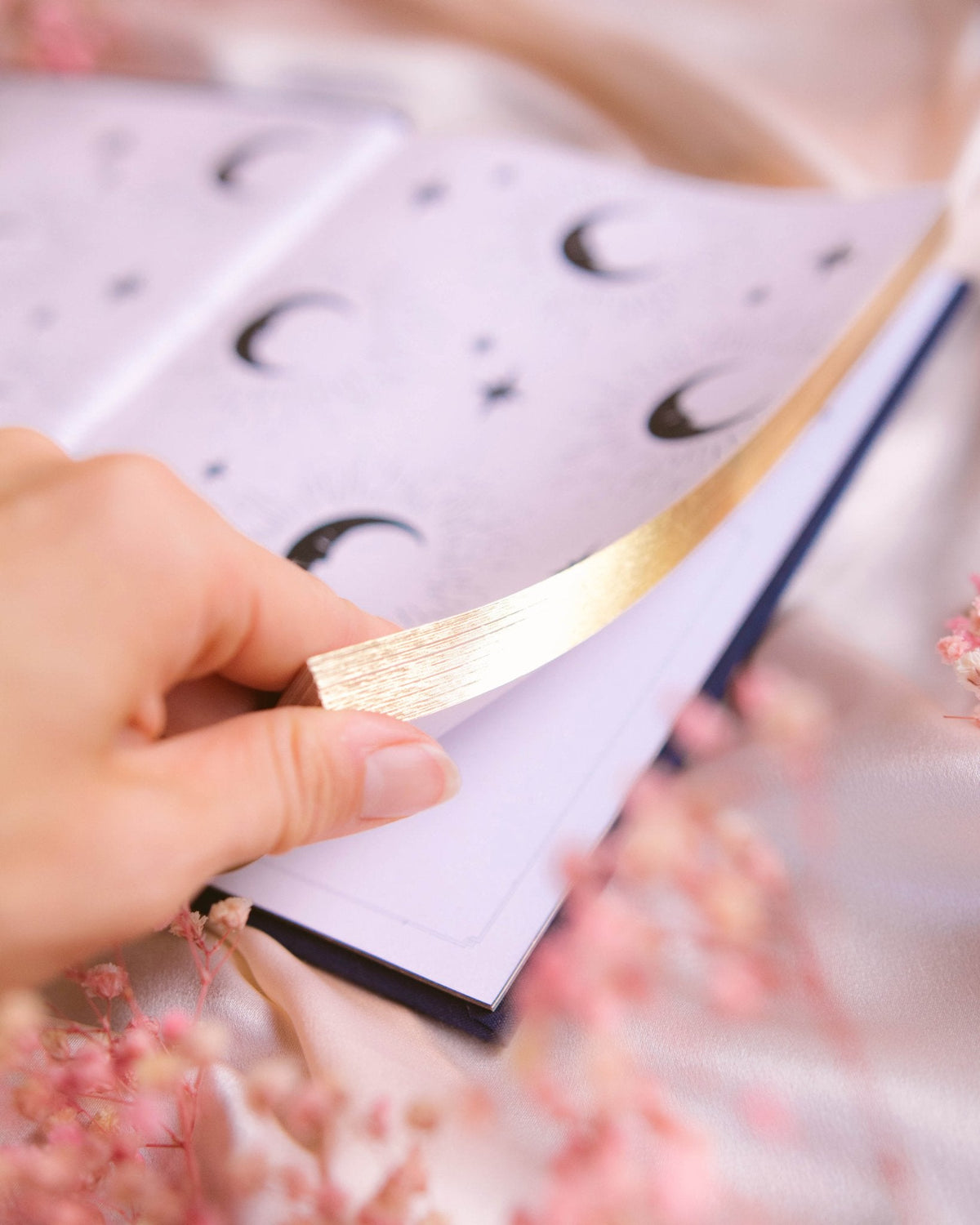 Dreamy Moons "Dream Journal offering a glimpse of the journal's inner pages — Eternal Spirit