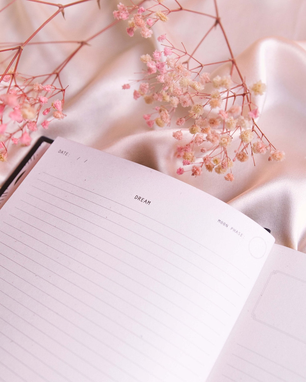 Dreamy Moons "Dream Journal highlighting the journal's creative page layouts (journal view 15) — Eternal Spirit