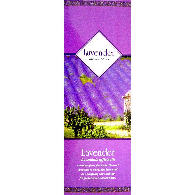 incense sticks - kamini "lavender", artisan packaging on white background — Eternal Spirit