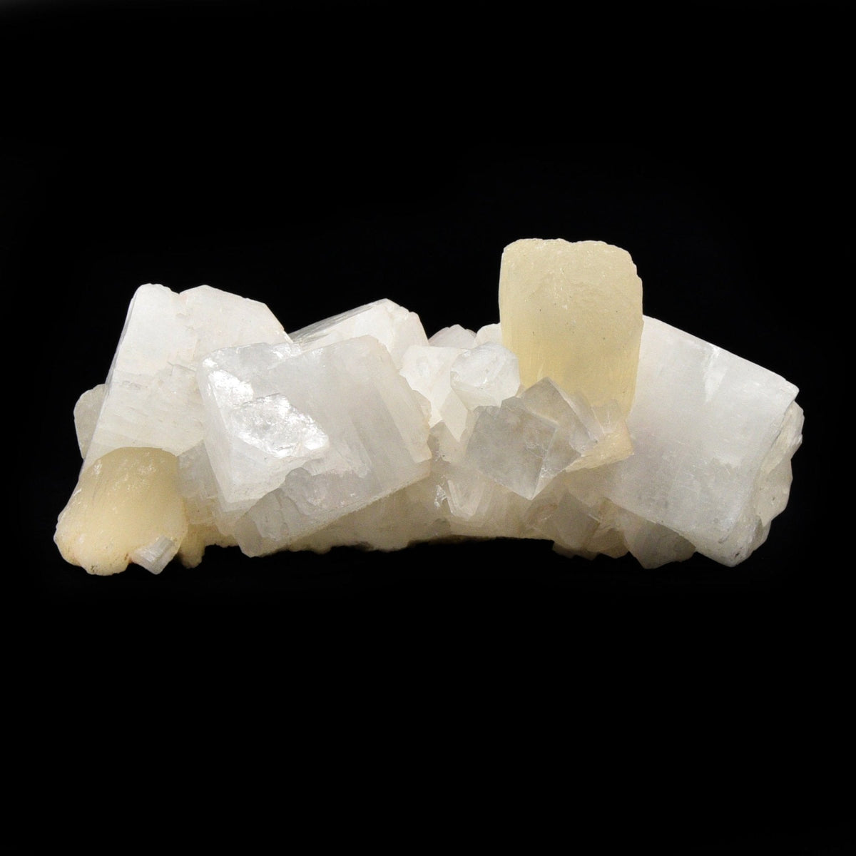 crystalline Apophyllite cluster #1602, macro view of crystal structure — Eternal Spirit