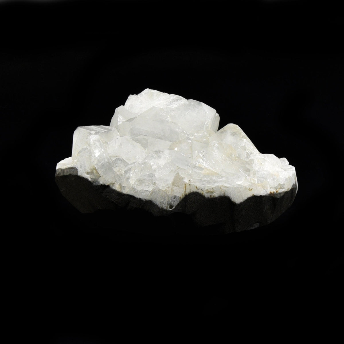 crystalline Apophyllite cluster #1603, macro view of crystal structure — Eternal Spirit