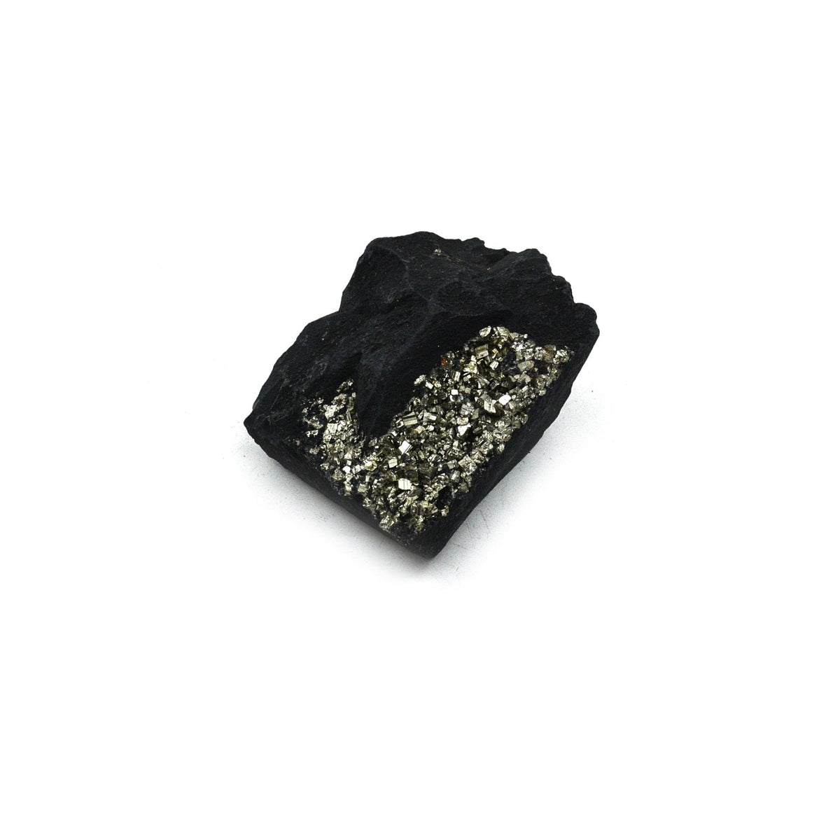 natural crystal "shungite #2568 with Pyrite" Natural, showcasing natural beauty — Eternal Spirit