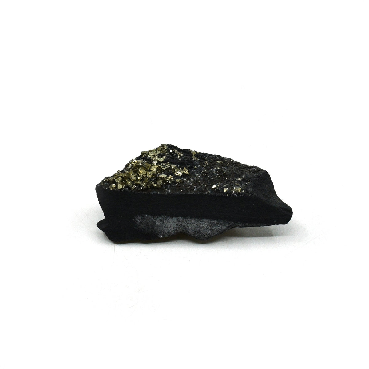 natural crystal "shungite #2347 with Pyrite" Natural, showcasing natural beauty — Eternal Spirit
