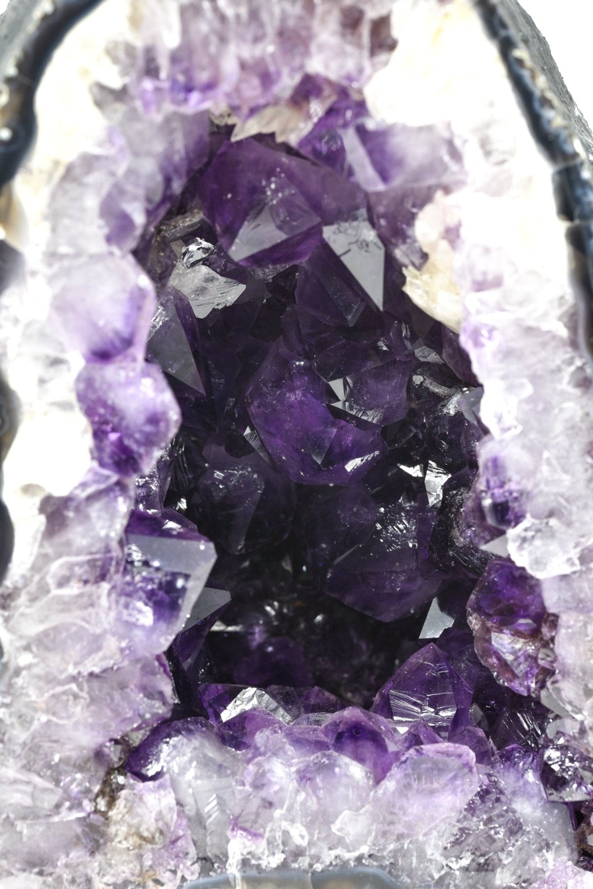 rich violet Amethyst cave formation #2235, showing scale and presence — Eternal Spirit