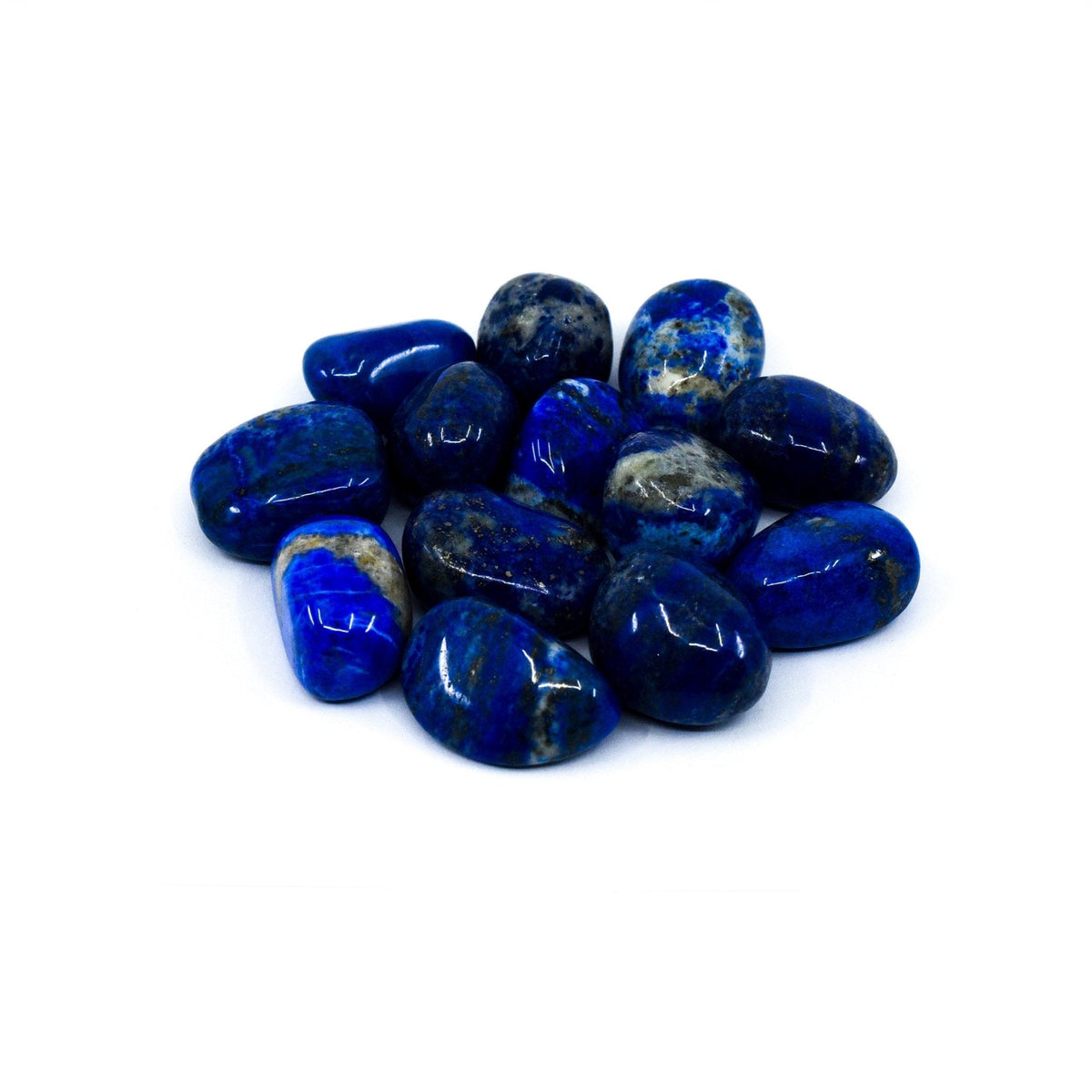 collection of polished Lapis Lazuli tumble stones — Eternal Spirit