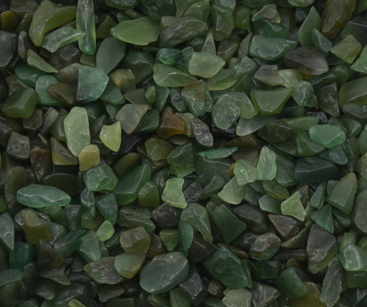 verdant Green Aventurine chips for grids, crafts and sacred work — Eternal Spirit