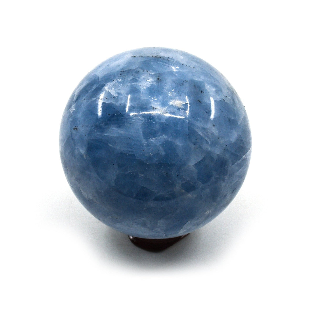 calming blue Calcite sphere #2258, showcasing natural beauty — Eternal Spirit