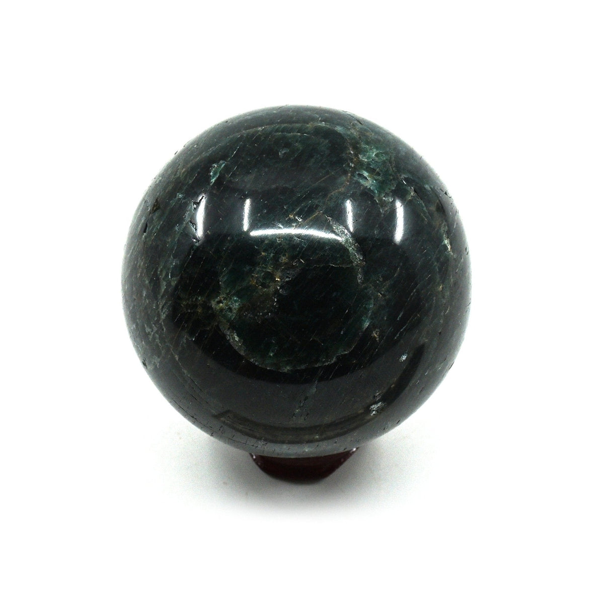 vivid green Apatite sphere #2260, showcasing natural beauty — Eternal Spirit