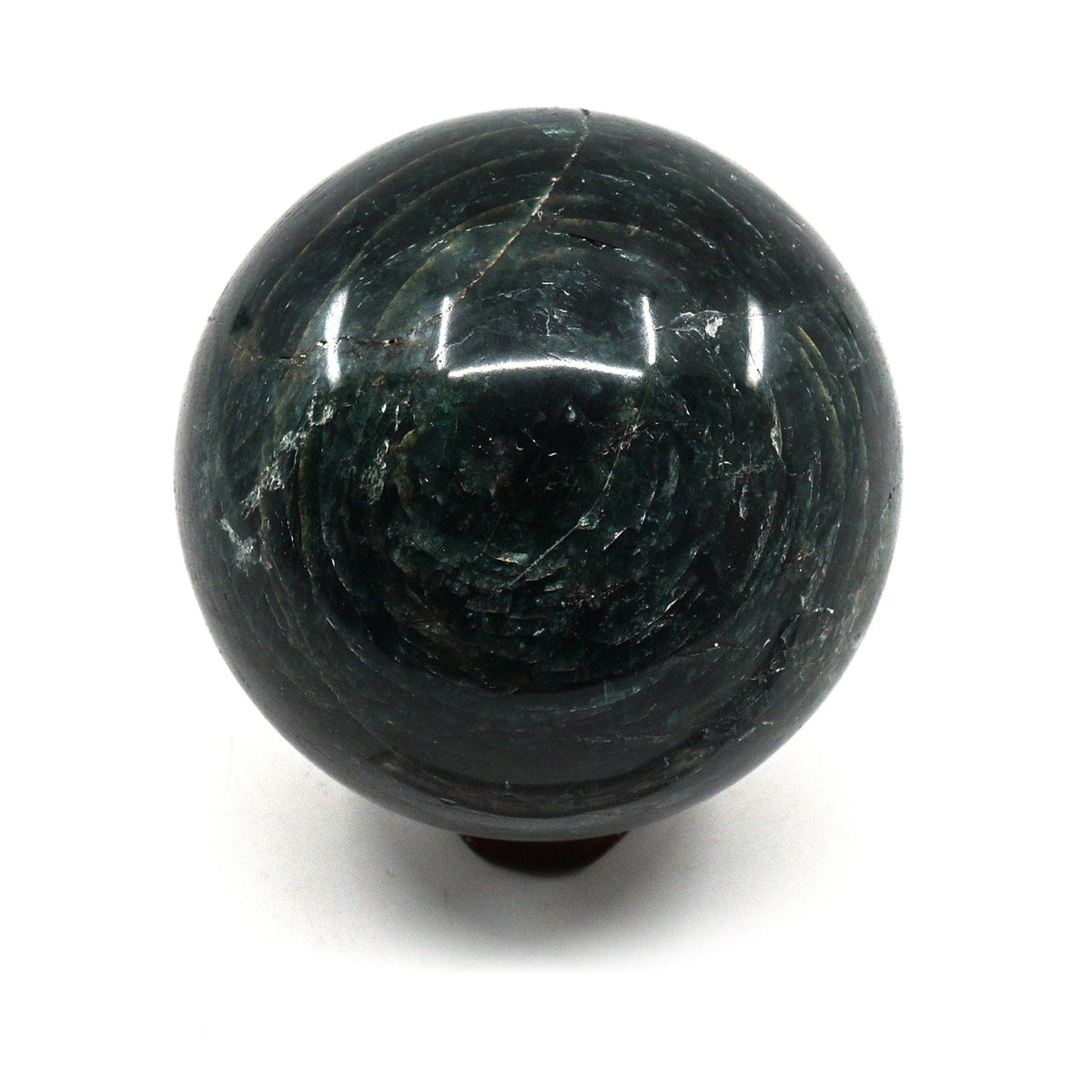vivid green Apatite sphere #2261, showcasing natural beauty — Eternal Spirit