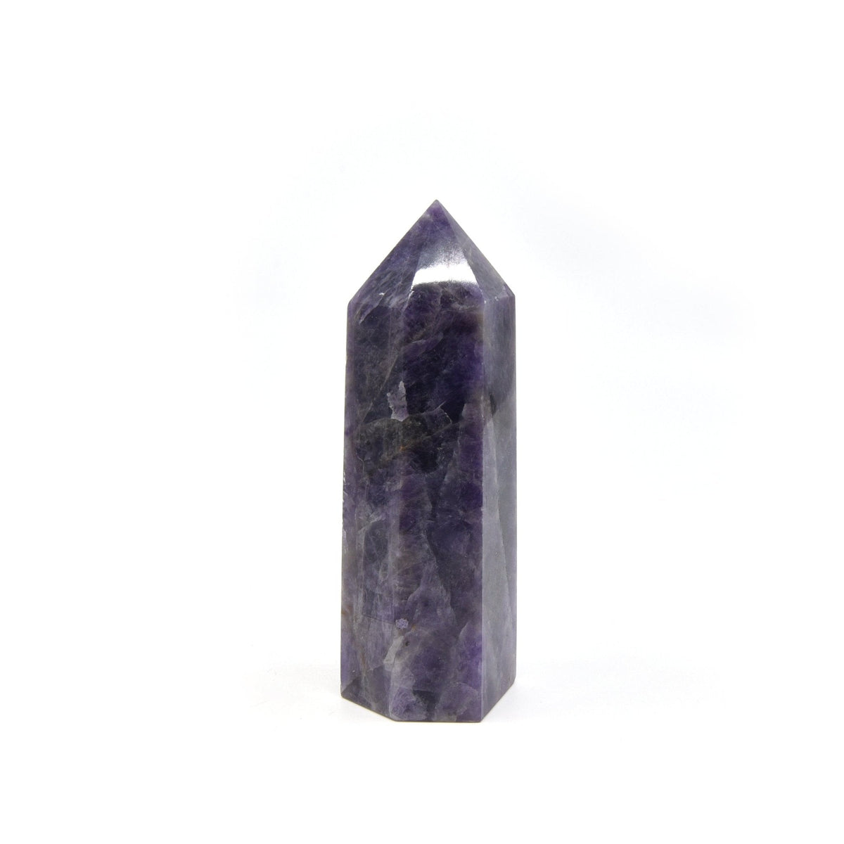 banded Chevron Amethyst generator point #895, showing natural base formation — Eternal Spirit