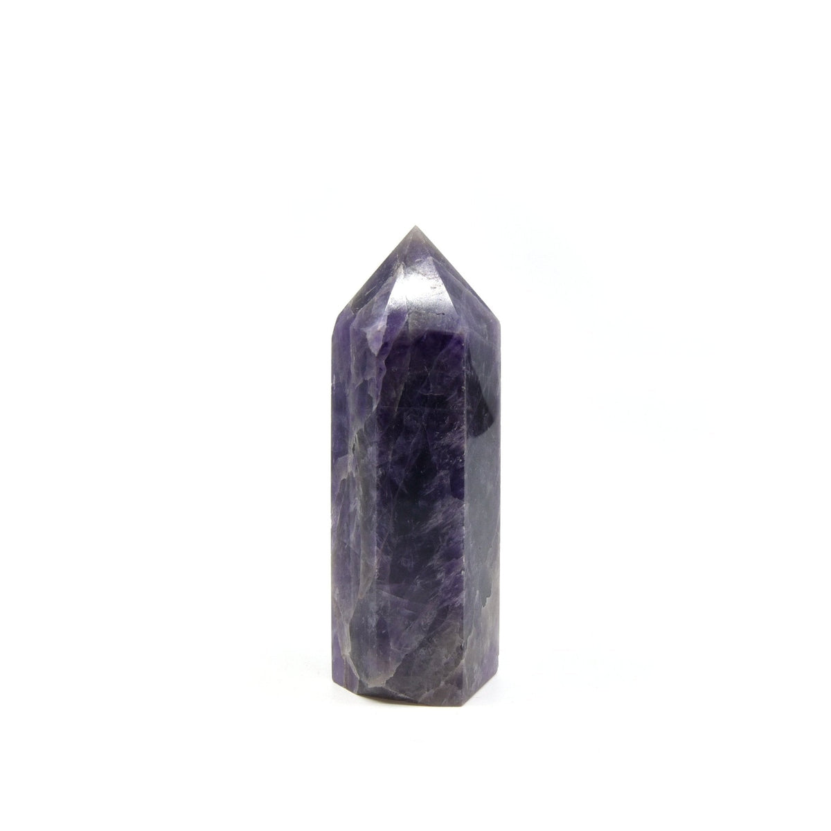 banded Chevron Amethyst generator point #896, showing natural base formation — Eternal Spirit